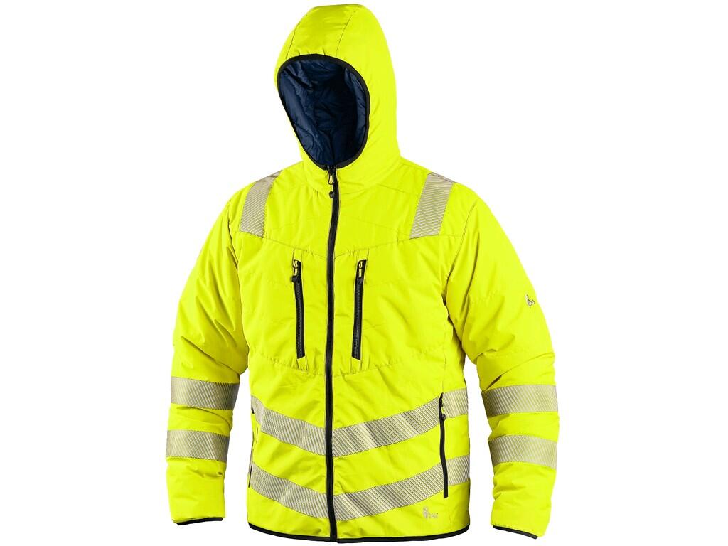 Jacket CXS CHESTER, warning, reversible, men's, yellow-blue